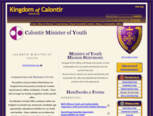 Tablet Screenshot of moy.calontir.org