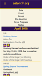 Mobile Screenshot of calendar.calontir.org
