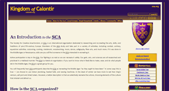 Desktop Screenshot of newcomers.calontir.org